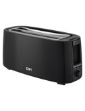 Tostadora Doble Ranura Larga Black Design, 1400 W EDM