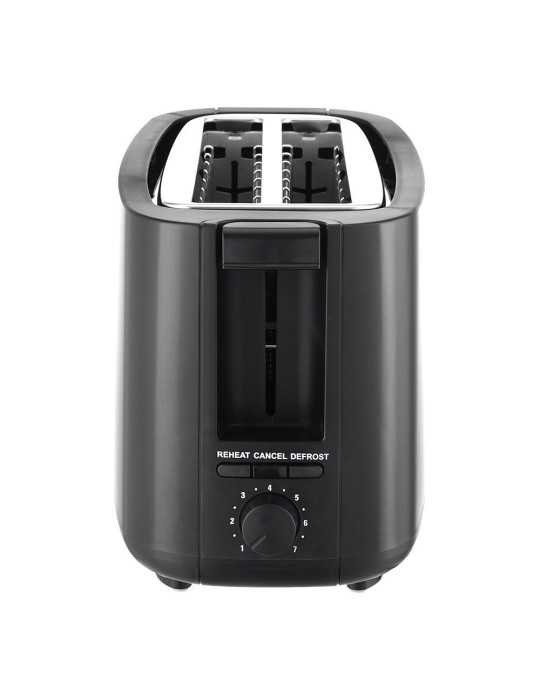 Tostadora Doble Ranura Larga Black Design, 1400 W EDM