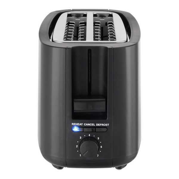 Tostadora Doble Ranura Larga Black Design, 1400 W EDM