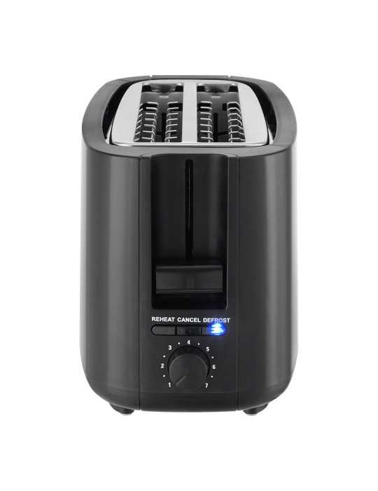 Tostadora Doble Ranura Larga Black Design, 1400 W EDM