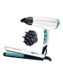 Secador + Plancha Shine Therapy REMINGTON