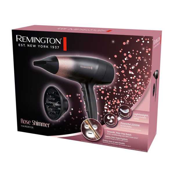 Secador de Pelo Rose Shimmer 2200 W REMINGTON