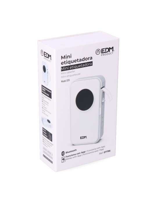 Impresora Etiquetadora Térmica Bluetooth Mini EDM