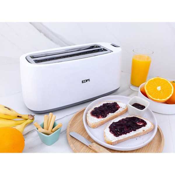 Tostadora Doble Ranura Larga White Design 1400 W EDM