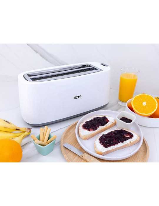 Tostadora Doble Ranura Larga White Design 1400 W EDM