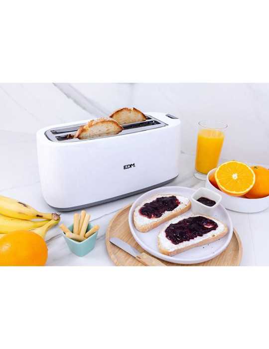 Tostadora Doble Ranura Larga White Design 1400 W EDM