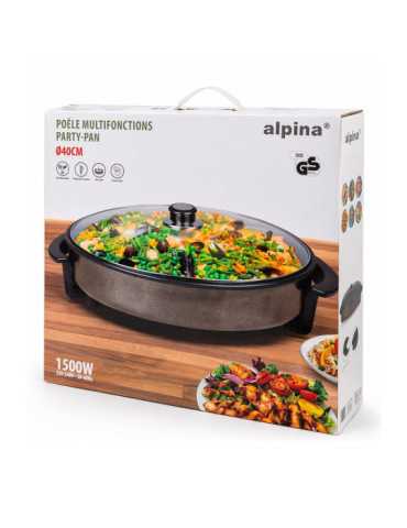 Cazuela Eléctrica Multiusos, 1500 W, Ø40 cm, 460 x 418 x 100 mm ALPINA 2