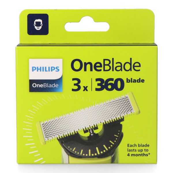 Cuchillas Flexibles de Repuesto para Afeitadora ON Blade, 3 uds PHILIPS