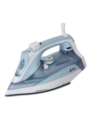 Plancha de Vapor Cerámica, Azul y Blanca, 3000 W JATA HOGAR