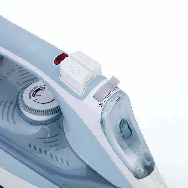 Plancha de Vapor Cerámica, Azul y Blanca, 3000 W JATA HOGAR