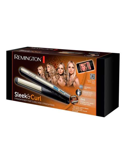 Plancha de Pelo Sleek&curl REMINGTON