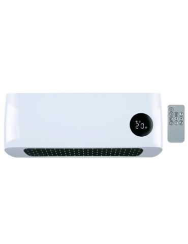 Calefactor de Pared 1000/2000 W, Blanco 42 x 10,5 x 17,5 cm ALPINA