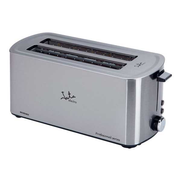 Tostadora Inox. con 2 Ranuras 1400 W JATA HOGAR