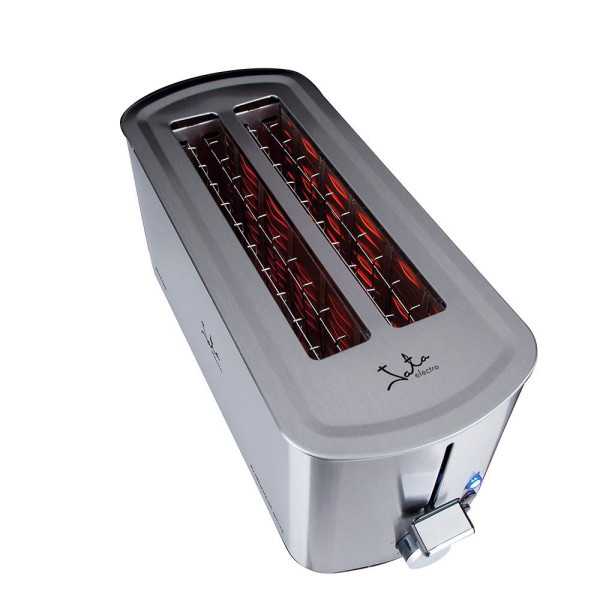 Tostadora Inox. con 2 Ranuras 1400 W JATA HOGAR