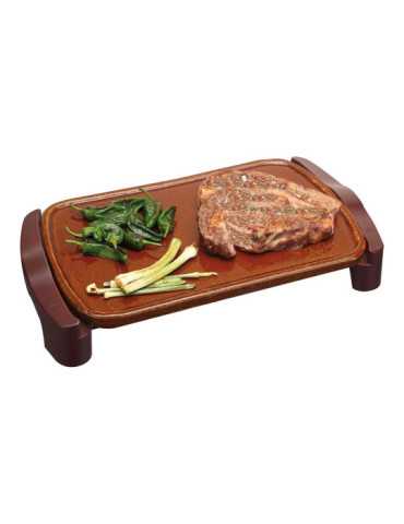 Plancha de Asar Terracota 1600 W 460 x 280 mm JATA HOGAR 2
