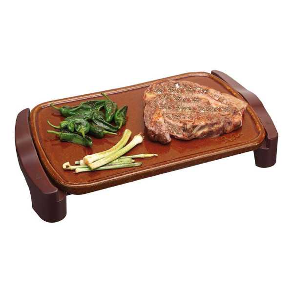 Plancha de Asar Terracota 1600 W 460 x 280 mm JATA HOGAR
