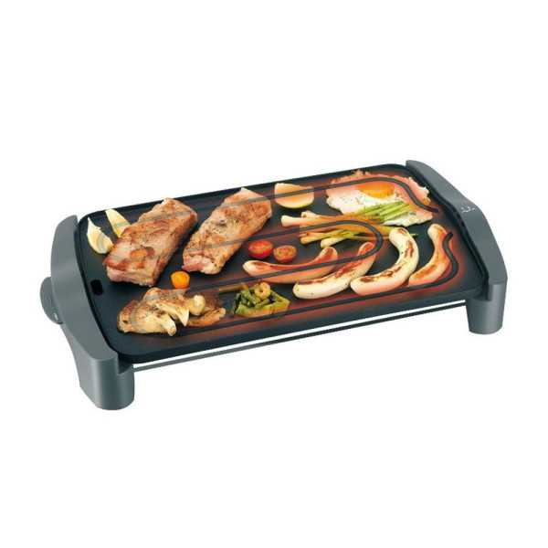 Plancha de Asar M Magic 2500 W 460 x 280 mm, Recubrimiento Antiadherente Ecológico JATA HOGAR