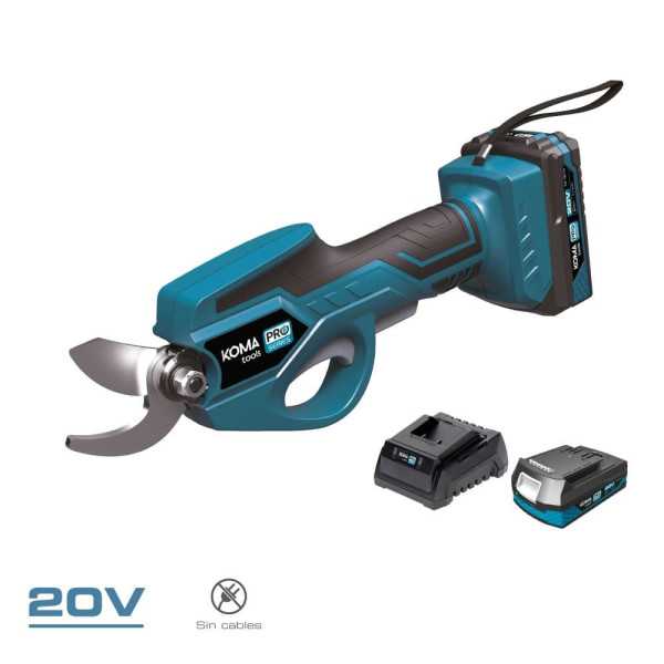 Kit Tijera Poda 20 V con Batería y Cargador KOMA TOOLS