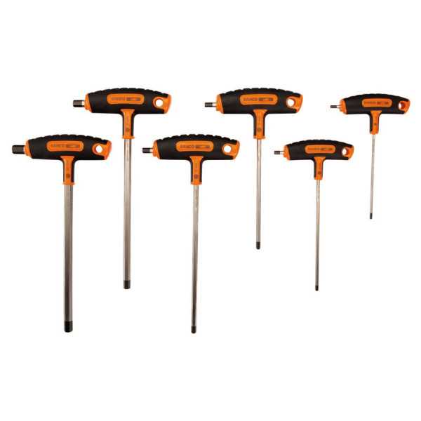 Destornilladores Allen Mango T, Juego de 6 Piezas BAHCO