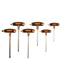 Destornilladores Allen Mango T, Juego de 6 Piezas BAHCO