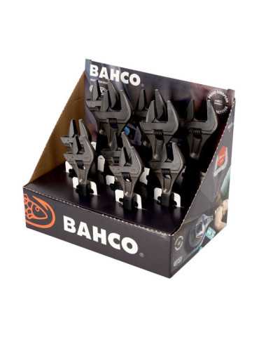 Llave Ajustable, Expositor 10 unidades BAHCO