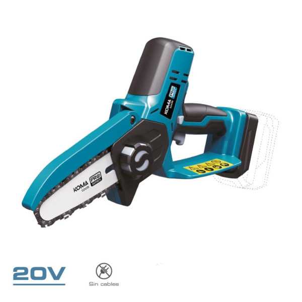 Mini Motosierra 20 V sin Batería Ni Cargador KOMA TOOLS