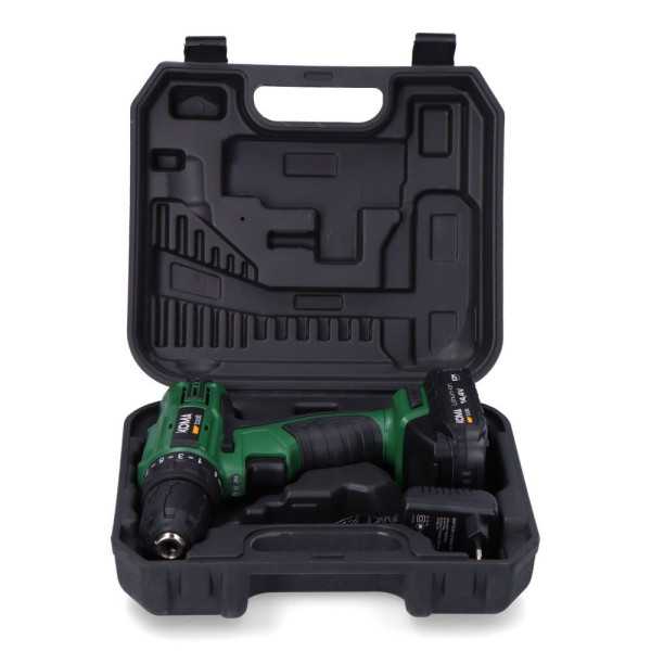 Kit Taladro Atornillador 14,4 V con Batería 1500 mAh y Cargador KOMA TOOLS