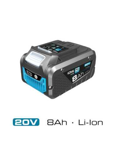 Batería Li-Ion 20 V 8.0 Ah 12,5 x 8 x 7 cm KOMA TOOLS