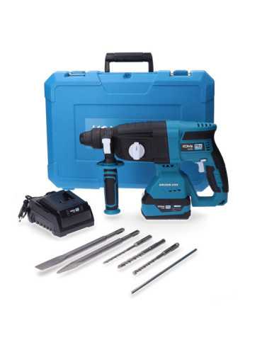 Kit Martillo Percutor Brushless 20 V + Batería 4,0 Ah 08771 + Cargador 60 W 2,3 A 08772 KOMA TOOLS 2