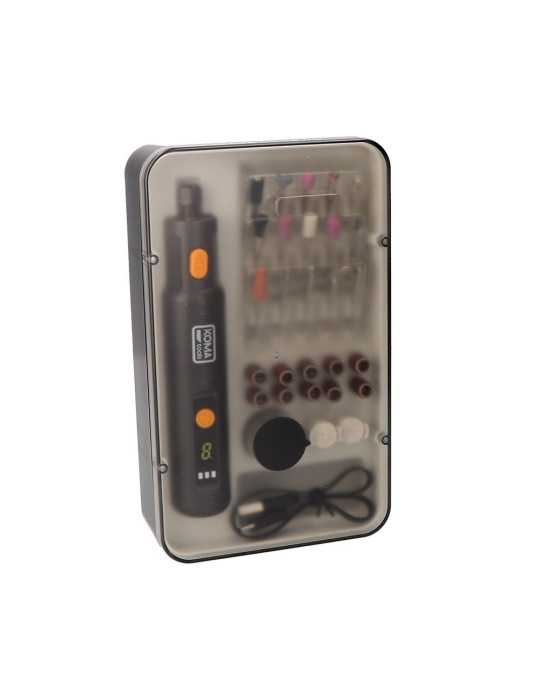 Kit Multiherramienta Rotativa 3,7 V con 51 Accesorios KOMA TOOLS