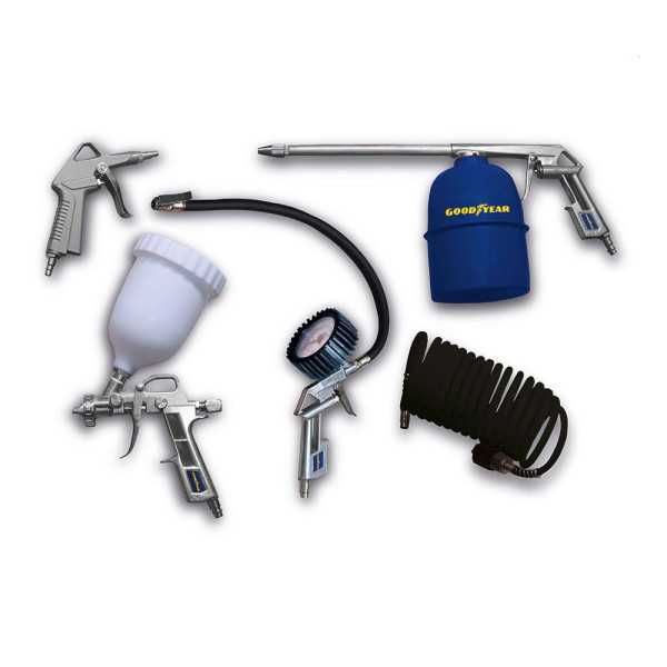Kit de Accesorios para Aire Comprimido GOODYEAR