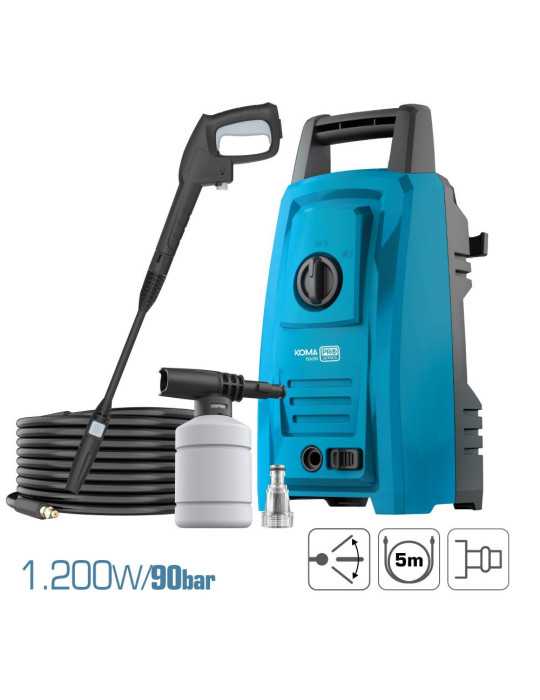 Hidrolimpiadora 1.200W 90 Bar KOMA TOOLS