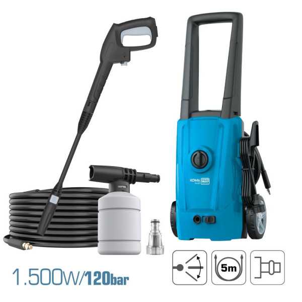 Hidrolimpiadora 1.500W 120 Bar KOMA TOOLS