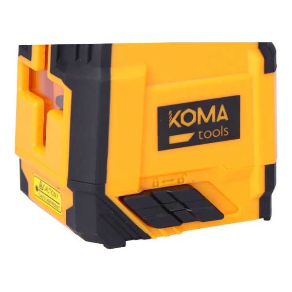 Nivel Láser con Funda 7,3 x 5,8 x 7,4 cm KOMA TOOLS