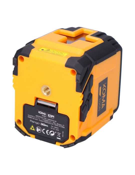 Nivel Láser con Funda 7,3 x 5,8 x 7,4 cm KOMA TOOLS