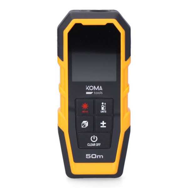 Medidor Láser con Funda 5,2 x 2,4 x 12,3 cm KOMA TOOLS