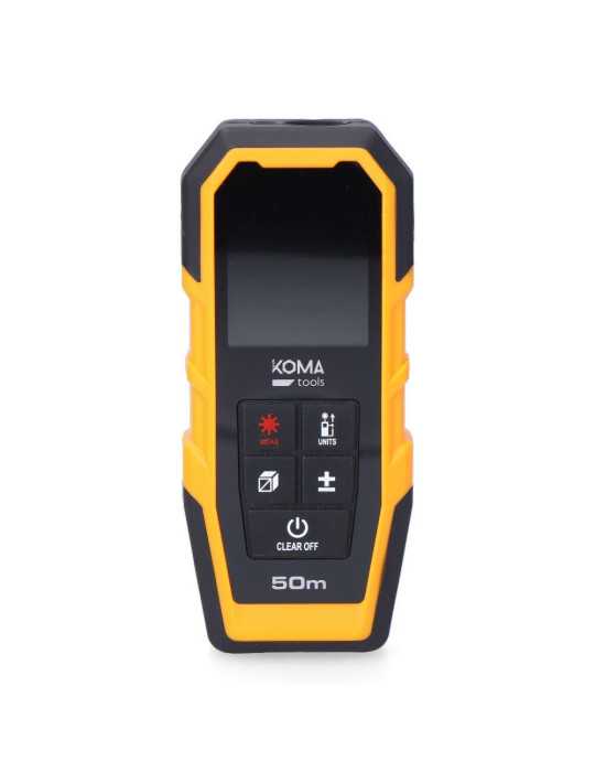 Medidor Láser con Funda 5,2 x 2,4 x 12,3 cm KOMA TOOLS