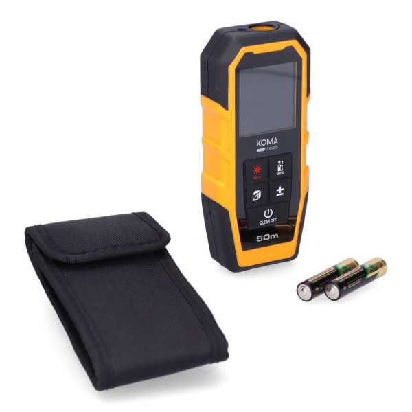 Medidor Láser con Funda 5,2 x 2,4 x 12,3 cm KOMA TOOLS