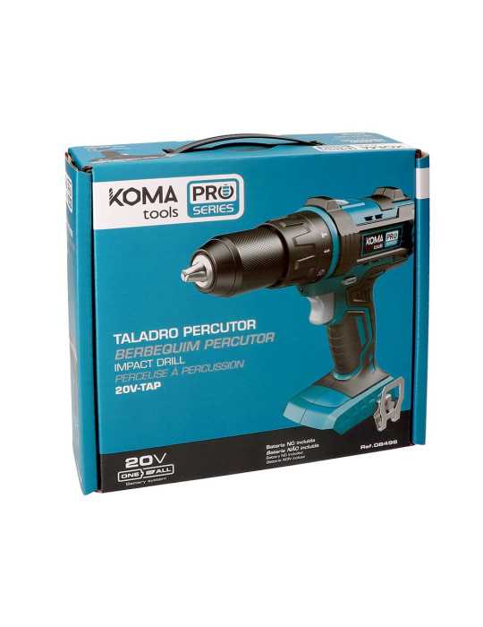 Taladro Percutor 20 V (sin Batería Ni Cargador) KOMA TOOLS