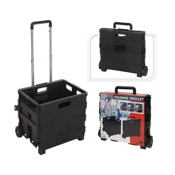 Trolley Plegable de Aluminio 38 x 36 x 30 cm BRISCOES