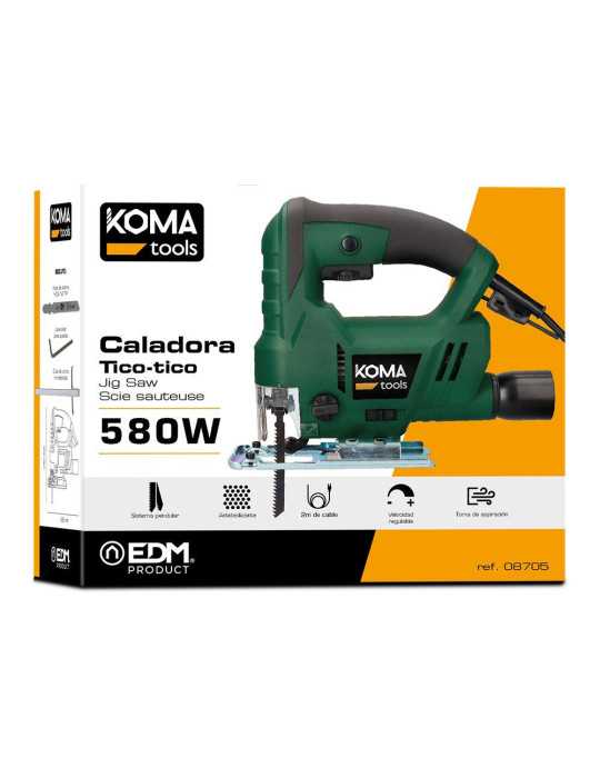 Sierra de Calar 580W con Cable 2 m, 260 x 250 mm KOMA TOOLS