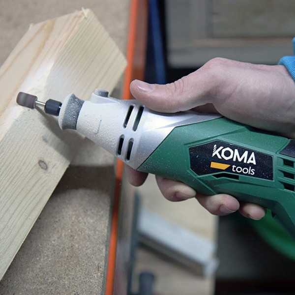 Multiherramienta Rotativa 170W, 190 Accesorios, con Cable 2 m KOMA TOOLS