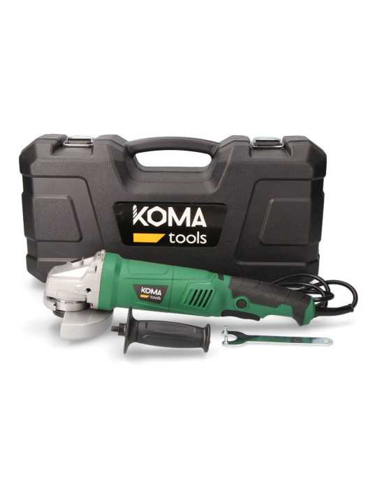 Amoladora Angular Electrica con Maletín, Ø125 mm, 1050 W KOMA TOOLS