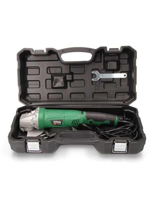 Amoladora Angular Electrica con Maletín, Ø125 mm, 1050 W KOMA TOOLS