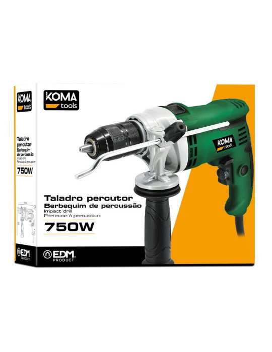 Taladro Percutor 750W con Cable de 2 m KOMA TOOLS