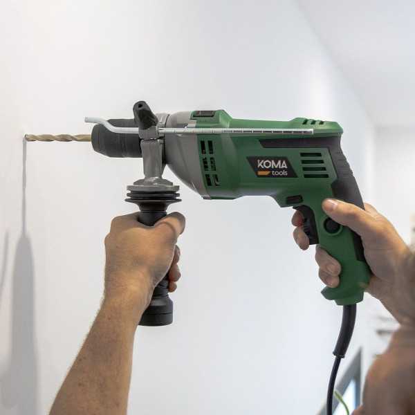 Taladro Percutor 750W con Cable de 2 m KOMA TOOLS