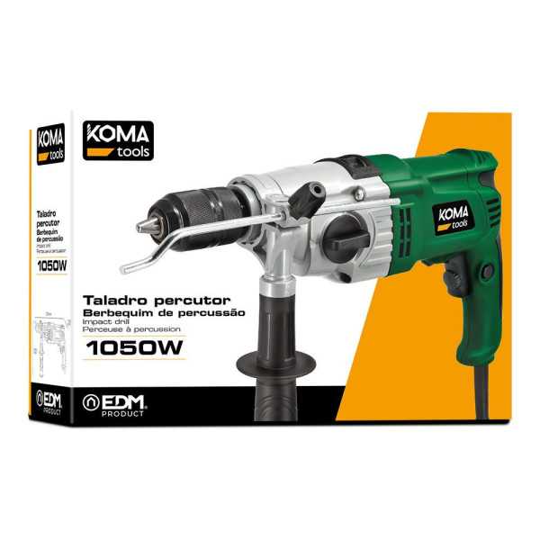 Taladro Percutor 1050W con Cable de 2 m KOMA TOOLS