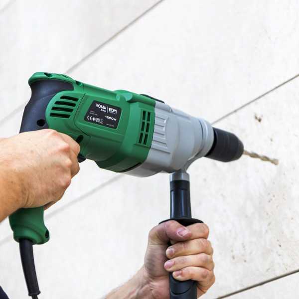 Taladro Percutor 1050W con Cable de 2 m KOMA TOOLS