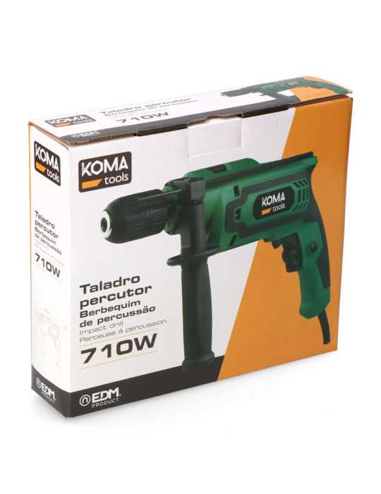 Taladro Percutor 710W con Cable de 2 m KOMA TOOLS