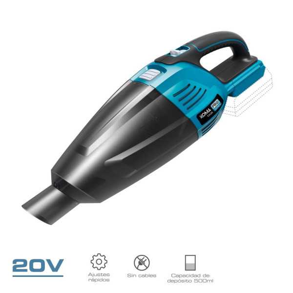 Aspirador 20 V sin Batería Ni Cargador 45,5 x 13,5 cm KOMA TOOLS